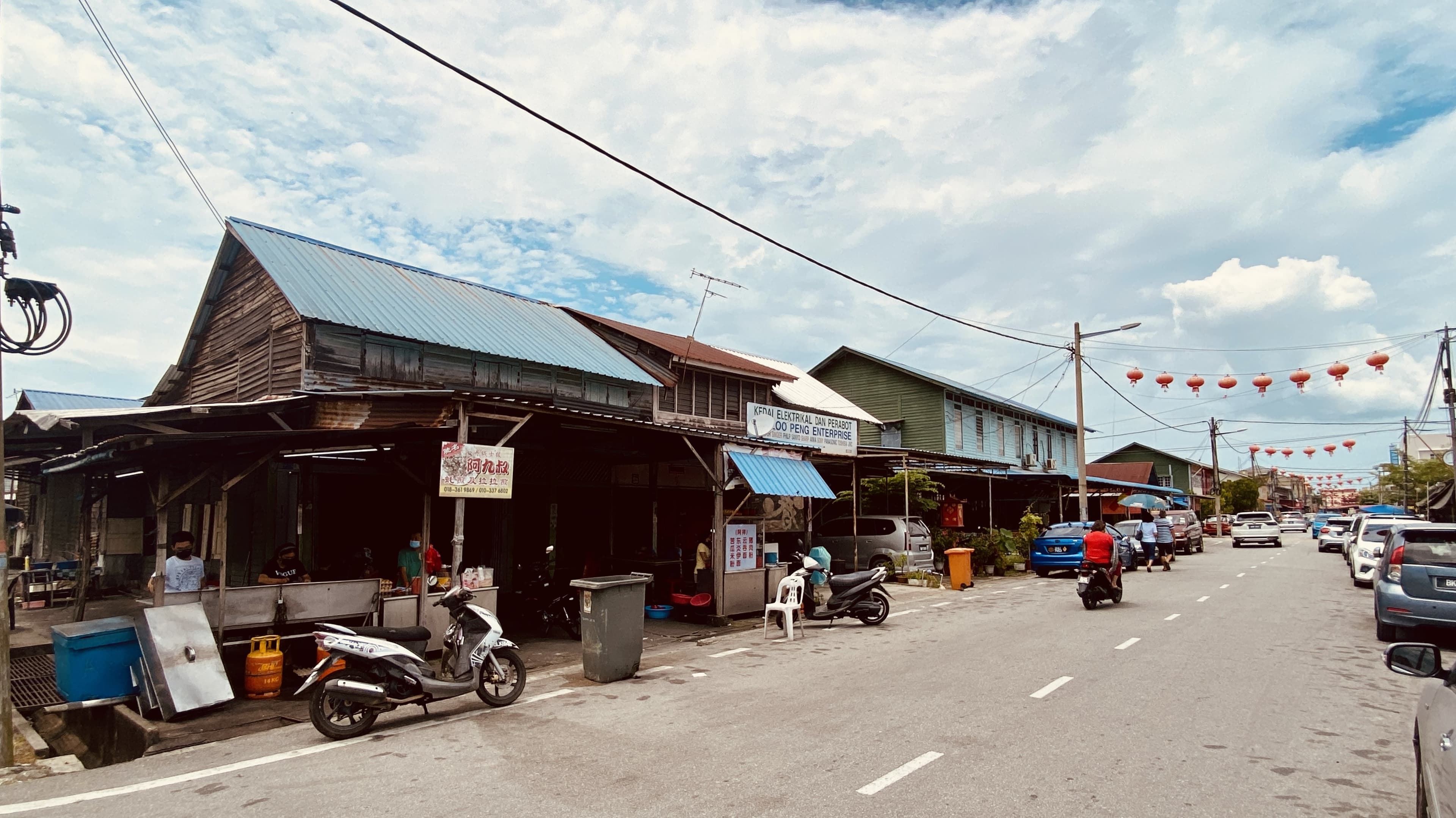 Jalan Pasar in Tanjung Sepat, Selangor, photographed by Slleong on 19 February 2023